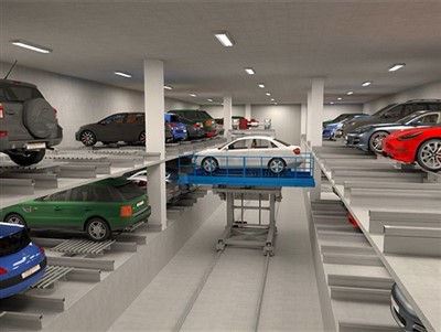 Hệ thống đỗ xe tự động-loại tấm Hệ thống đỗ xe tự động xếp chồng