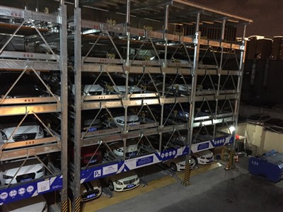 Sáu-Thang nâng cấp-và-Thiết bị đỗ xe trượt